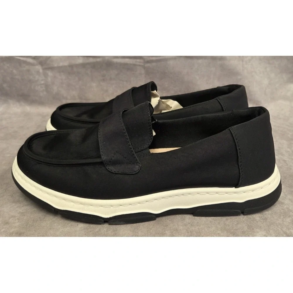 Mens 9.5 Blk Loafers